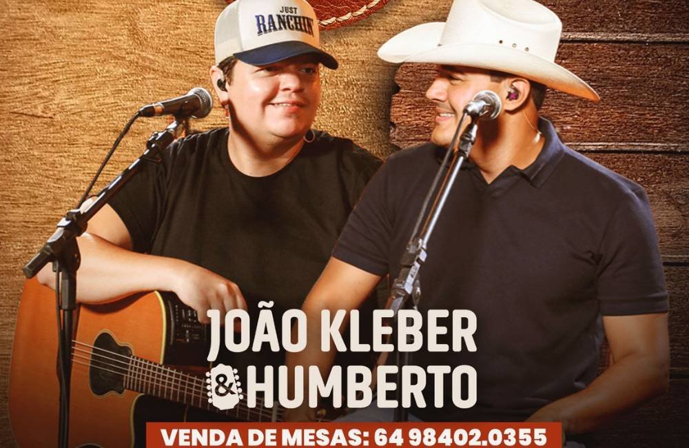 AGENDA| João Kleber e Humberto se apresentam na Rodeio Choperia neste sábado