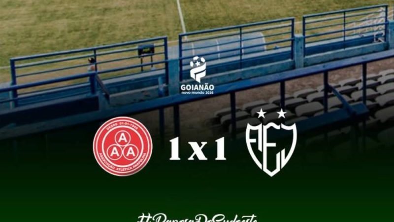 VÍDEO| Anapolina e Jataiense empatam e deixam decisão para o Arapucão