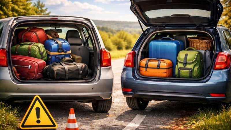 Vai viajar? Cuidado com o excesso de bagagem no carro