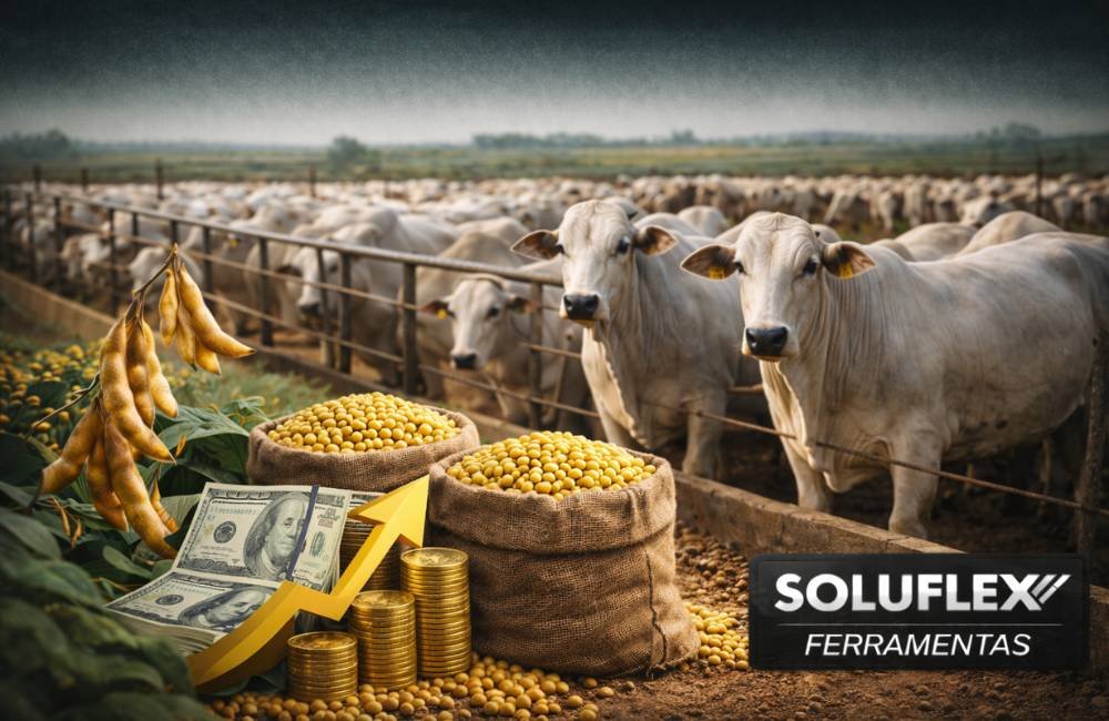 Veja as cotações do agro em Jataí nesta terça (24): soja sustenta preço e boi China chega a R$ 330