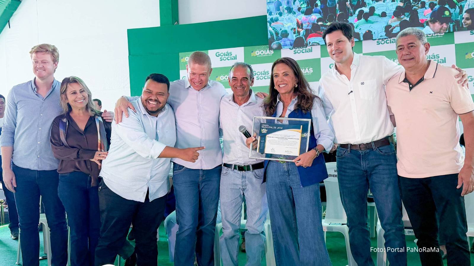 Gracinha Caiado recebe título de cidadã jataiense durante evento do Goiás Social