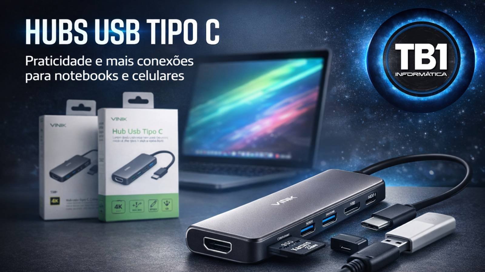 Hubs USB Tipo C ampliam conectividade e ganham espaço entre usuários de notebooks e celulares