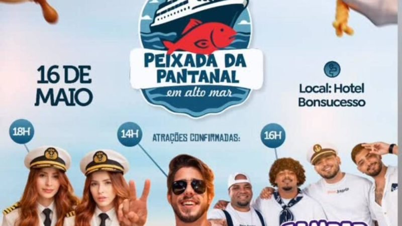 AGENDA| 3ª Peixada da Pantanal em Jataí terá shows, open food e open bar no Hotel Bonsucesso