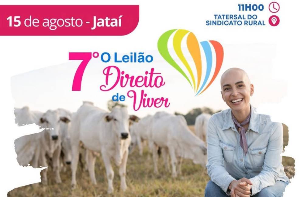 AGENDA | 7º Leilão Direito de Viver em Jataí arrecada recursos para o Hospital de Amor
