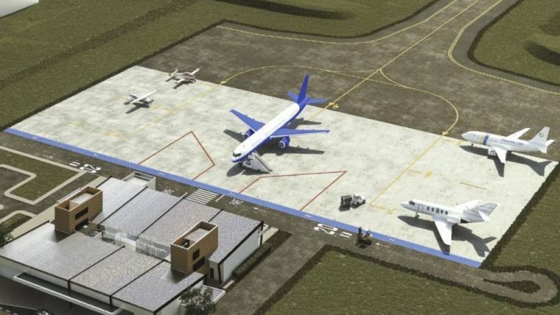 Obras do Aeroporto Regional de Jataí avançam e projeto inclui planejamento logístico e captação de investimentos