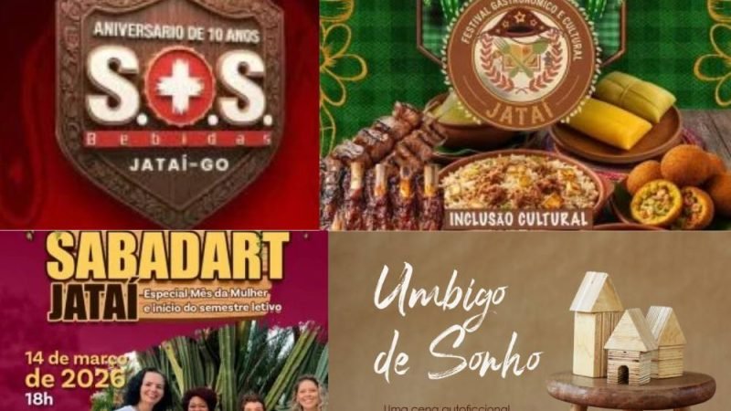 Agenda cultural e de lazer movimenta Jataí com  eventos especiais neste fim de semana
