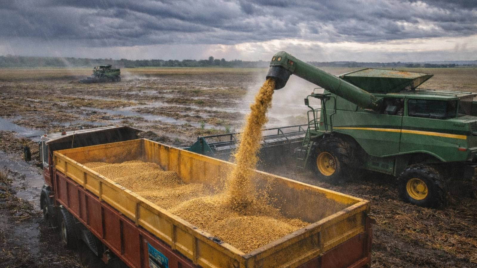 Com chuva, colheita da soja avança em Goiás, mas ritmo segue abaixo do ideal no Brasil