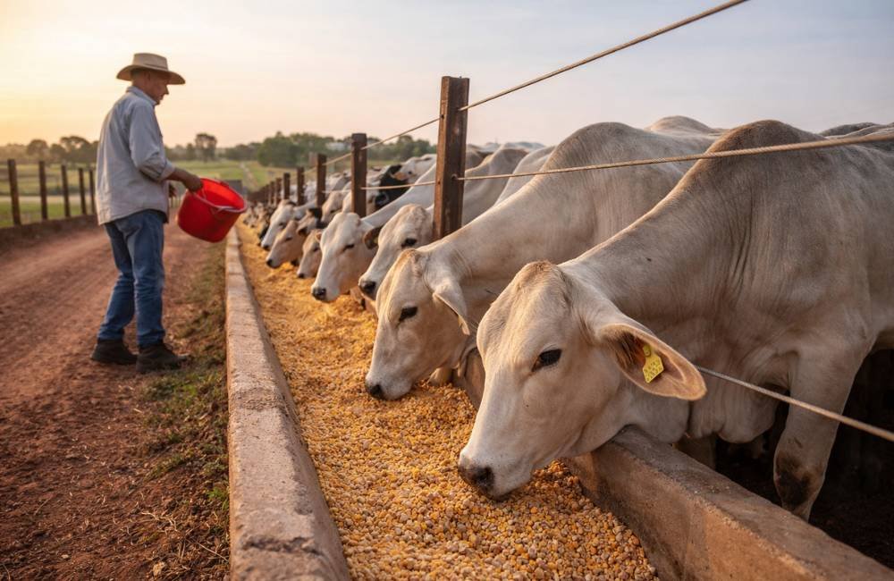 Queda no custo da alimentação do gado melhora margem do pecuarista no Centro-Oeste