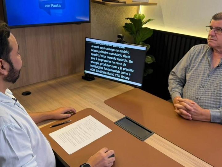 VÍDEO | ‘Falta coragem empreendedora para industrializar Jataí’, diz Vitor Gaiardo em entrevista ao PN7 em Pauta