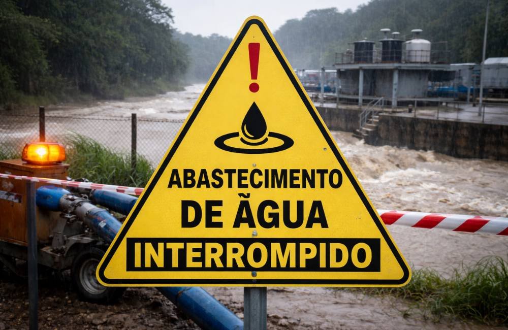 Fortes chuvas elevam turbidez da água e interrompem abastecimento em Jataí