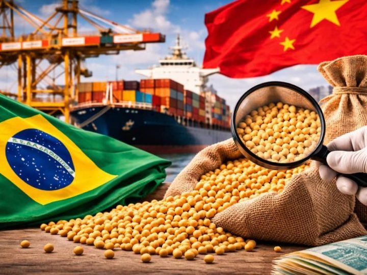 Inspeções mais rigorosas da China afetam ritmo das exportações de soja brasileira
