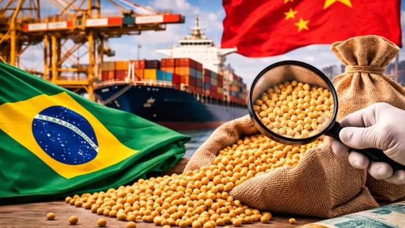 Inspeções mais rigorosas da China afetam ritmo das exportações de soja brasileira