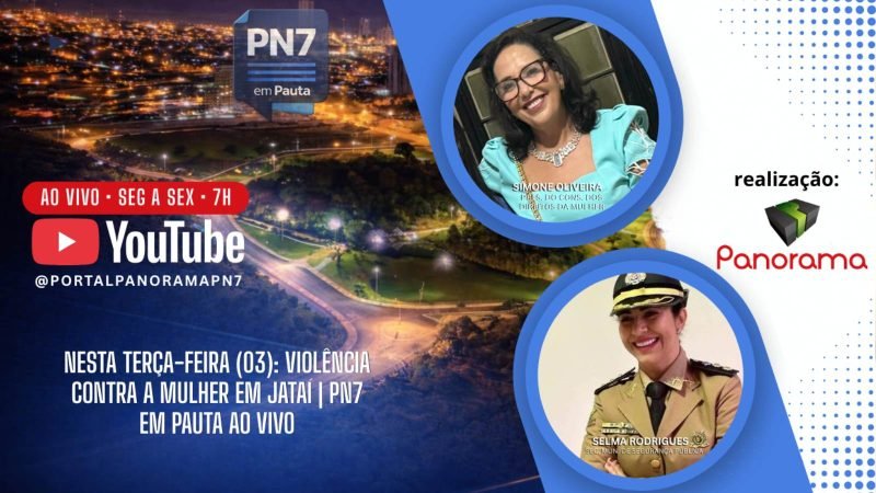 Denúncia e proteção: PN7 em Pauta recebe presidente do Conselho e secretária de Segurança nesta terça-feira (03)