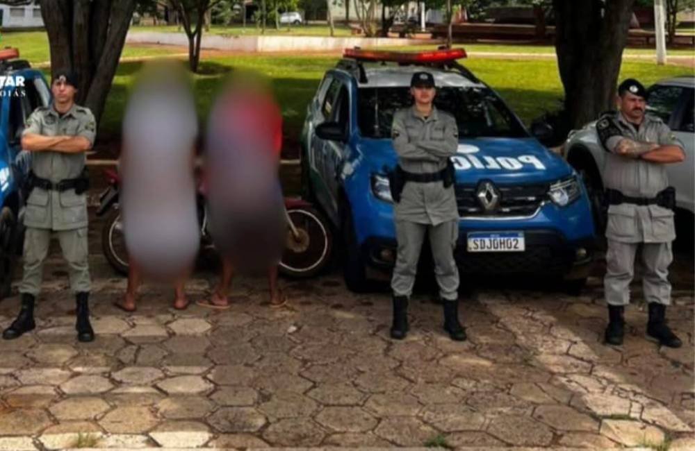 Polícia Militar prende dois suspeitos por disparos em via pública e apreende arma em Jataí
