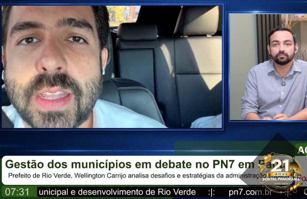 Prefeito de Rio Verde defende gestão como empresa e aposta em tecnologia para impulsionar crescimento