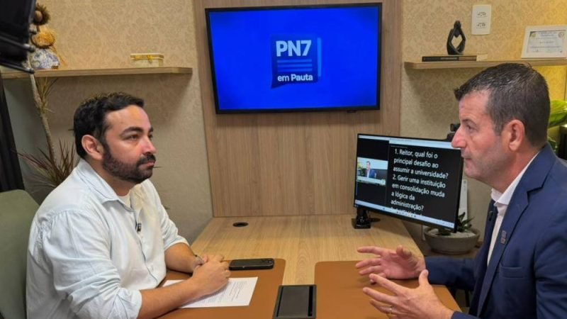 Reitor da UFJ, Christiano Peres, expõe desafios da gestão e aponta caminhos para fortalecer a universidade em Jataí