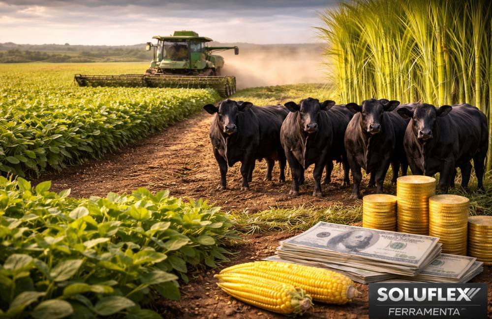 Soja sustenta R$ 111 e boi gordo segue a R$ 340 em Jataí nesta quarta (04)