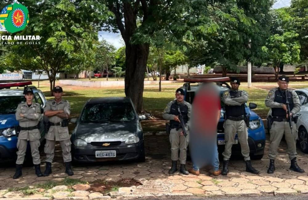 Suspeito de tentativa de homicídio é preso pela PM em Jataí