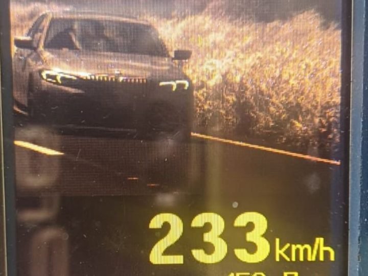 Veículo é flagrado a 233 km/h na BR-060 em Jataí