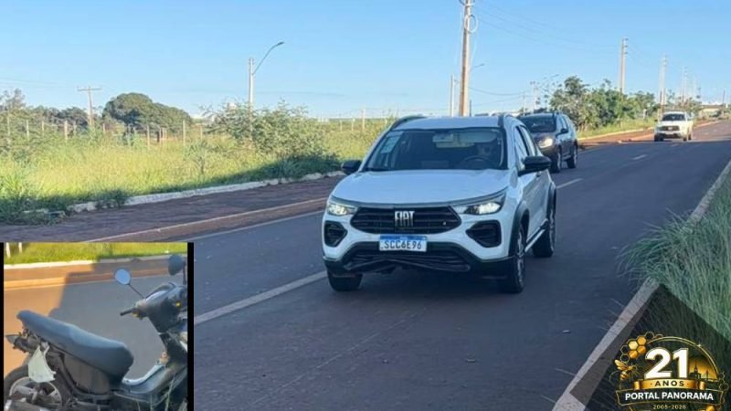 VÍDEO| Após colisão, motorista abandona local sem prestar socorro em Jataí