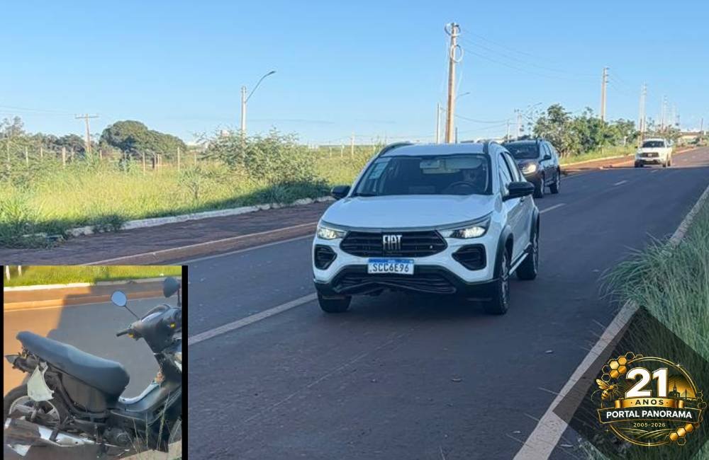 VÍDEO| Após colisão, motorista abandona local sem prestar socorro em Jataí