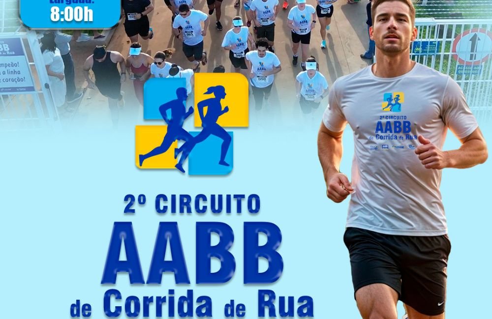 AGENDA | 2º Circuito AABB de Corrida de Rua em Jataí: veja data, horários e como participar