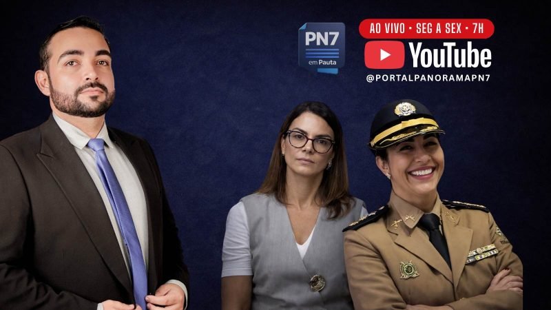 Pn7 em Pauta estreia ao vivo nesta segunda-feira (02) com tema sobre violência contra a mulher