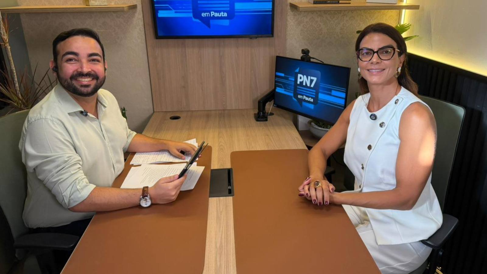 No programa de estreia do Pn7 em Pauta, juíza afirma: ‘Medida protetiva salva vidas’ e defende prevenção nas escolas