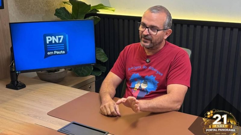 Alexandre Grande Marques participa do PN7 em Pauta e faz apelo urgente por apoio ao albergue