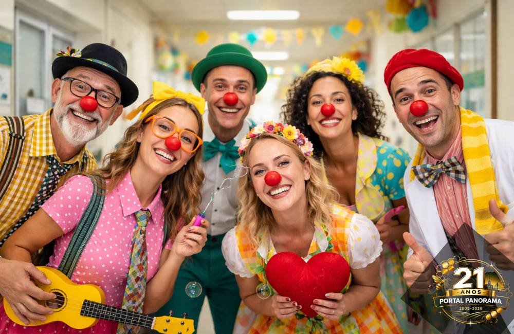 Associação abre seleção de voluntários para atuação como palhaços hospitalares em Jataí