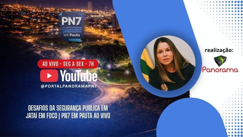 PN7 em Pauta debate desafios da segurança pública em Jataí com delegada da PF