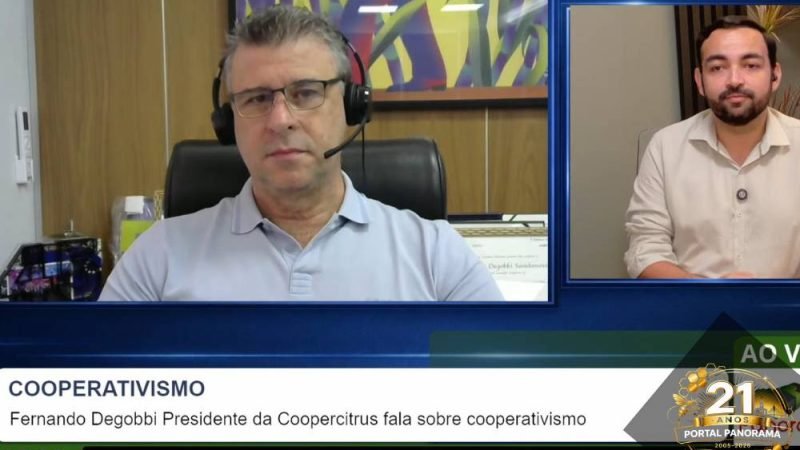 Cooperativismo ganha destaque em entrevista com presidente da Coopercitrus no PN7 em Pauta