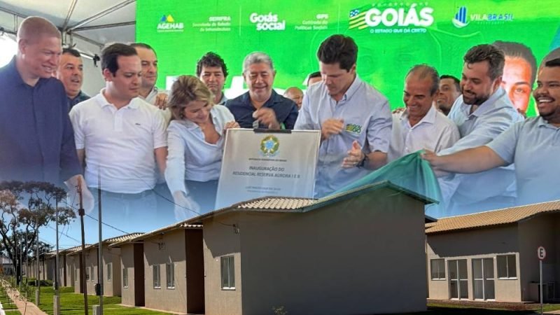 Em sua cidade natal, Daniel Vilela entrega casas na primeira agenda como chefe do Executivo estadual em Jataí