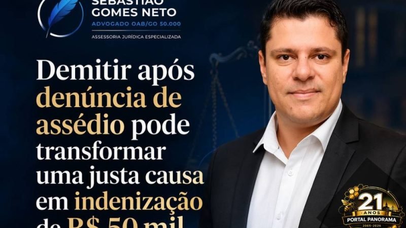 Demitir após denúncia de assédio pode transformar uma justa causa em indenização de R$ 50 mil