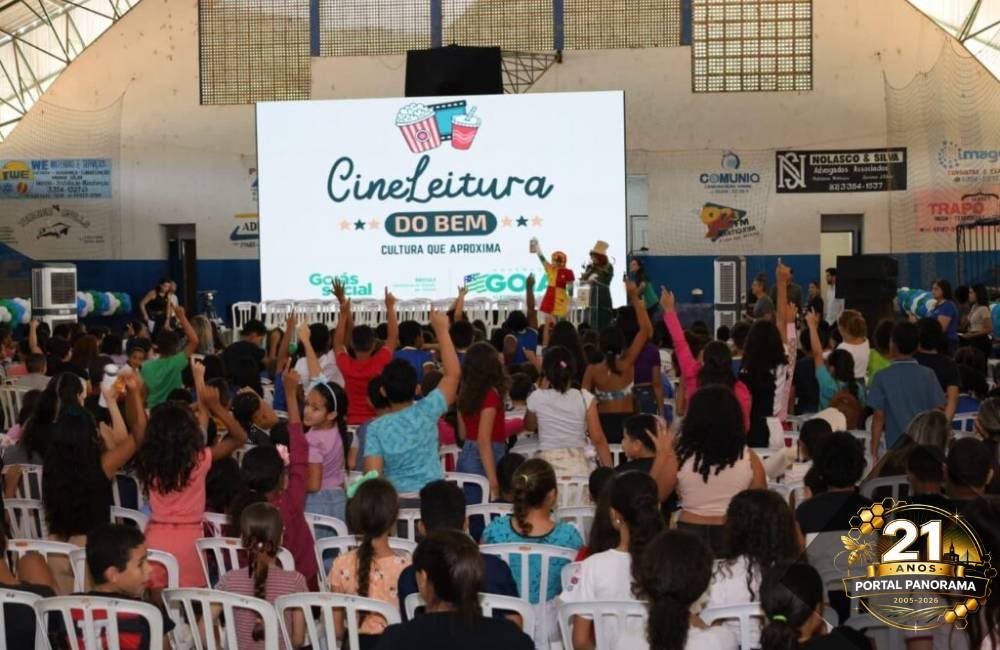 Governo de Goiás divulga municípios que receberão o Cine Leitura do Bem em 2026