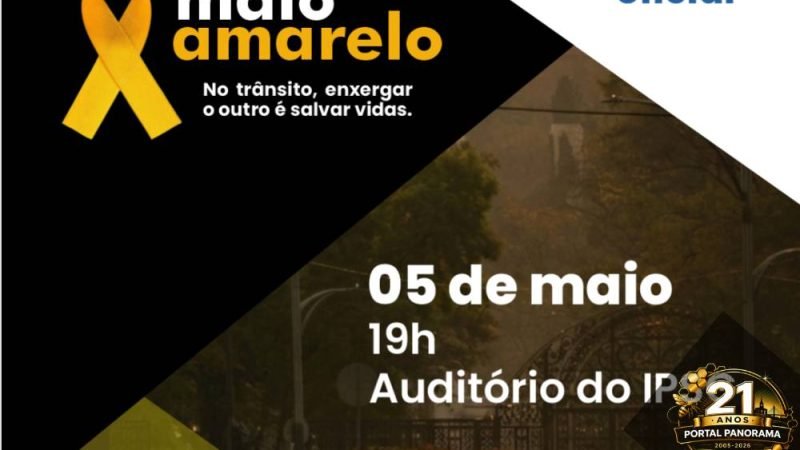 Jataí abre campanha Maio Amarelo com ciclo de palestras sobre segurança no trânsito