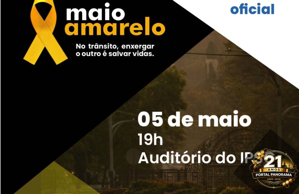 Jataí abre campanha Maio Amarelo com ciclo de palestras sobre segurança no trânsito