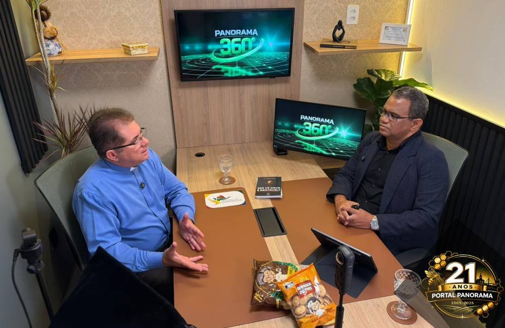 Panorama 360 estreia hoje com Frei Rogério e marca os 21 anos de atuação do Portal Panorama
