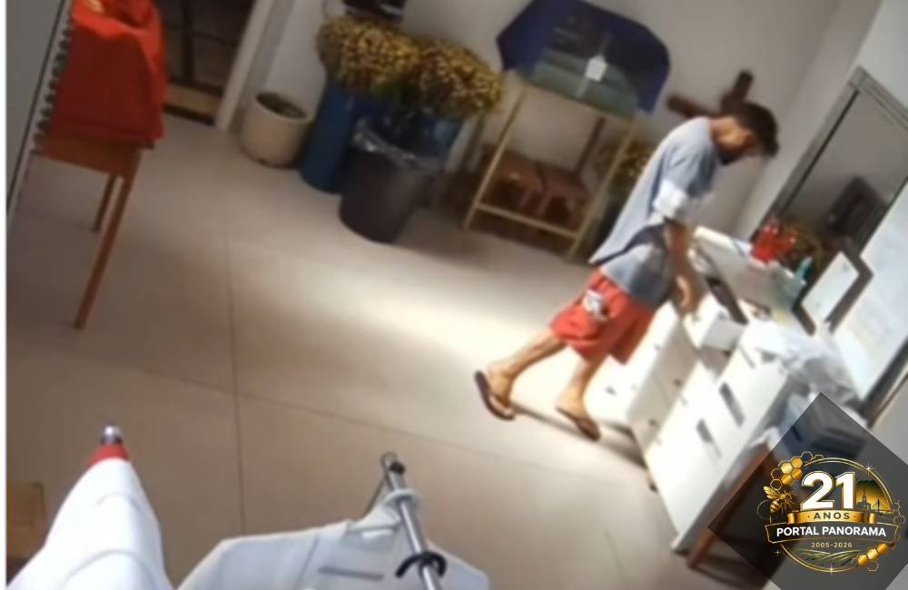 Suspeito de furtar igreja em Jataí é preso pela Polícia Militar horas após o crime