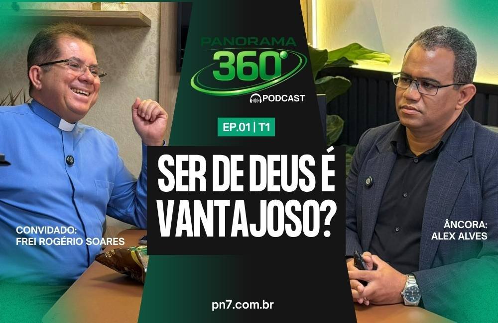 Acompanhe ao vivo a estreia do Panorama 360° com Frei Rogério Soares
