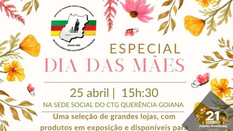 AGENDA | Especial Dia das Mães no CTG Querência Goiana: Evento com Palestras, Moda e Brindes