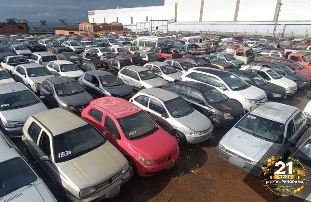 Detran-GO abre leilão online de carros e motos com lances a partir de R$ 1 mil