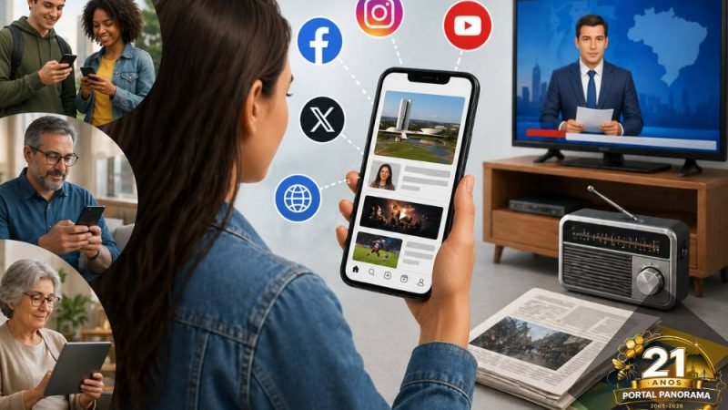 54% dos brasileiros já se informam principalmente por meios digitais