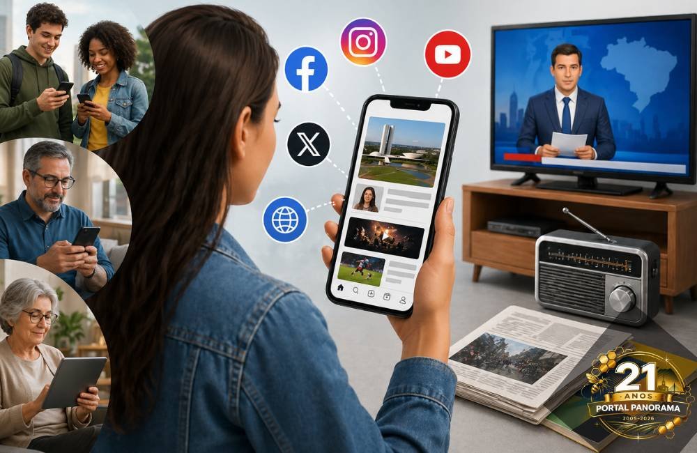 54% dos brasileiros já se informam principalmente por meios digitais