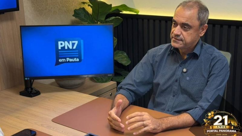 Presidente do CDL de Jataí, Lázaro Alberto Leal Nascimento, analisa desafios do comércio local no PN7 Em Pauta