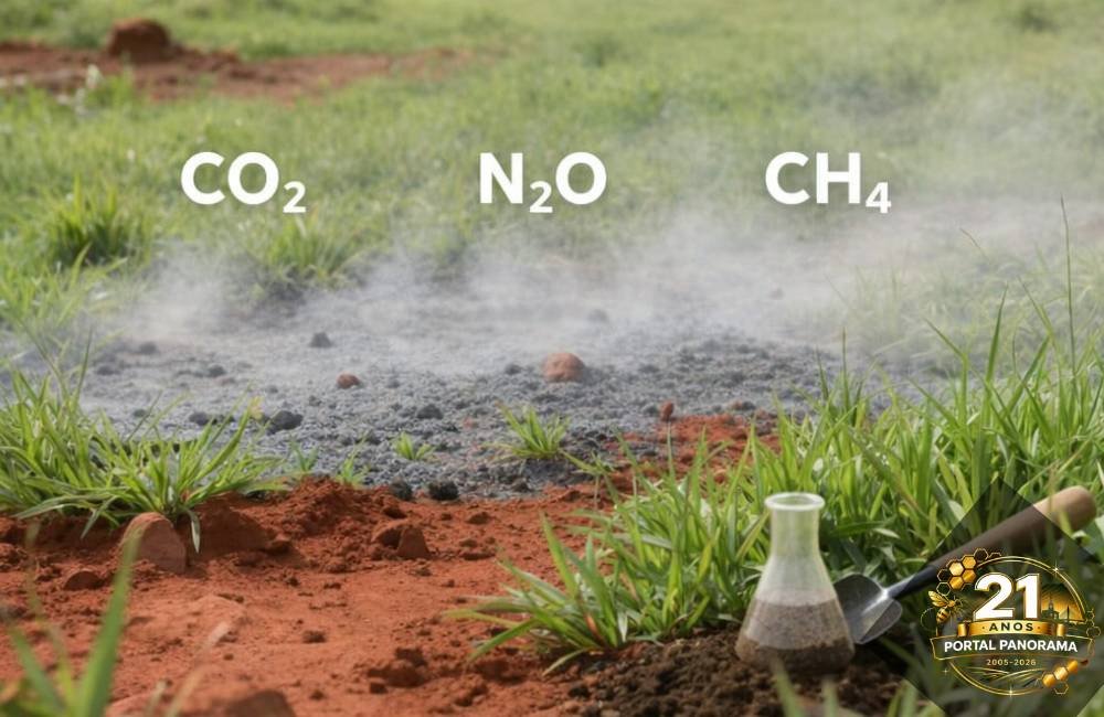 Remineralizadores reduzem gases de efeito estufa em pastagens do Cerrado, aponta Embrapa