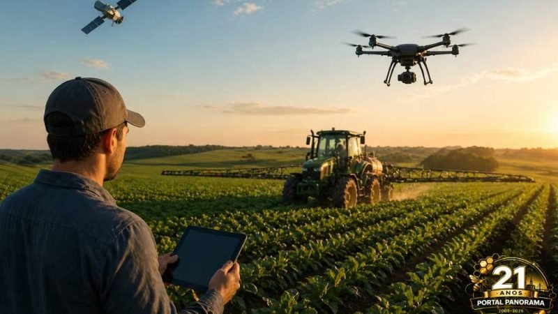 Tecnologia no campo muda rotina e faz produtor controlar lavoura por dados