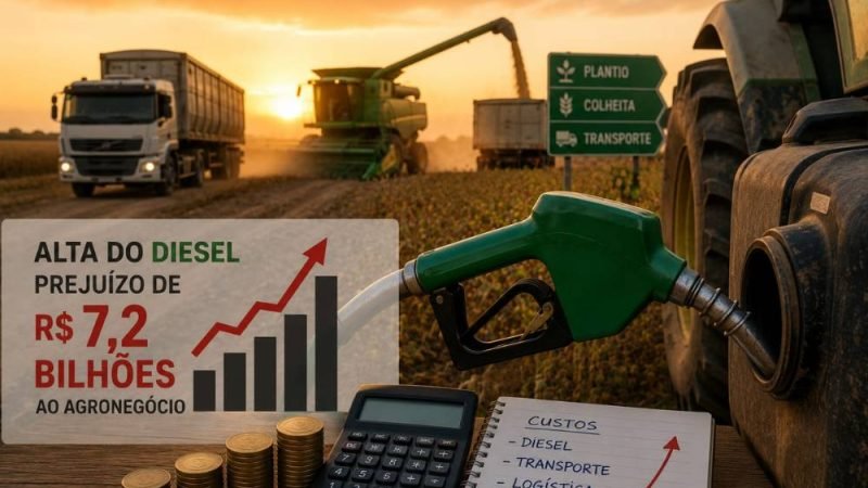 Alta do diesel pode gerar prejuízo bilionário ao agronegócio brasileiro