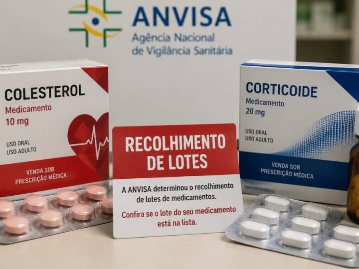 Anvisa recolhe lotes de remédio para colesterol e corticoide; saiba quais