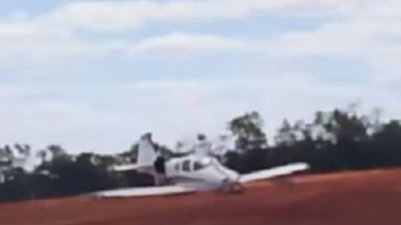 Avião de pequeno porte faz pouso forçado em Rio Verde após falha no motor